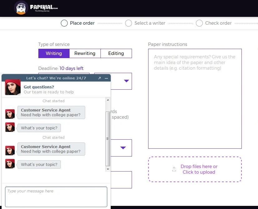 Paperial popups